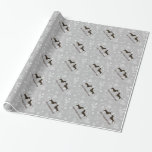 Dachshunds Wedding Bridal Shower Cute Wiener Dogs Wrapping Paper<br><div class="desc">Personalize this original Dachshund lover’s wedding gift wrap with the names of the new Mr. and Mrs. The newlywed bride and groom will love the personal touch of your thoughtful gift wrapped in this original Doxie lover’s wrapping paper. Perfect for bridal showers, wedding receptions and anniversaries. This weenies wedding paper...</div>