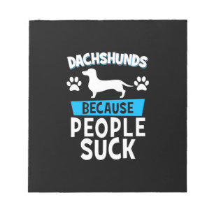 Dachshunds With My Friends Notepad