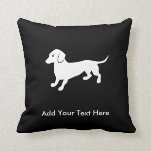 Dachsund Throw Pillow