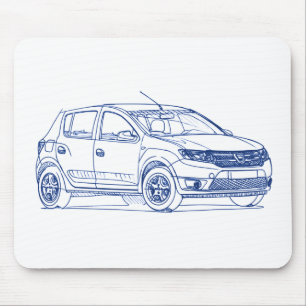 Dacia Sandero 2013 Mouse Pad