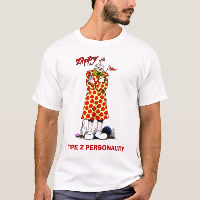 DACTYLOGRAPHIEZ le T-shirt de PERSONNALITÉ de Z (Devant)