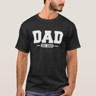 Dad 2022 Dad Established 2022 Mens  T-Shirt