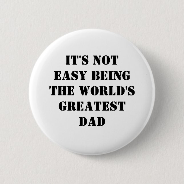 Dad 2 Inch Round Button (Front)
