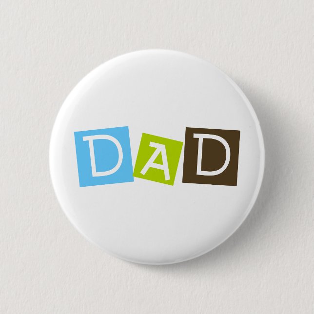Dad 2 Inch Round Button (Front)