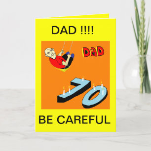 DAD 70TH BIRTHDAY CARD