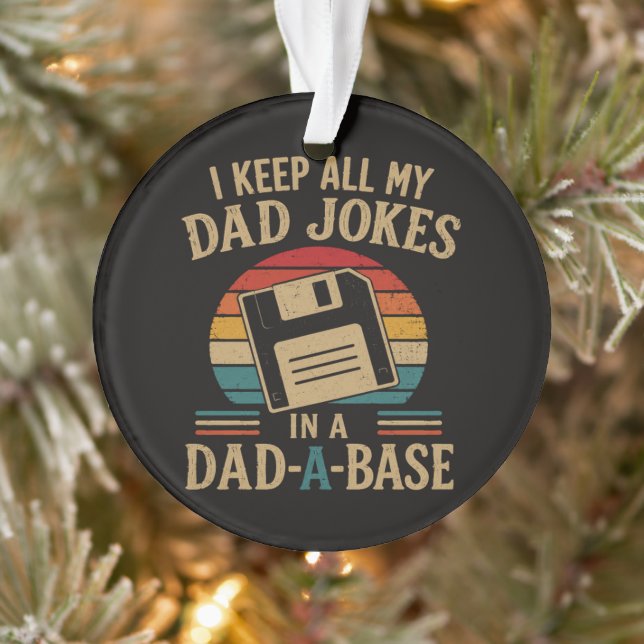 Dad A Base Dad Joke Ornament (Tree)