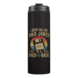 Dad A Base Dad Joke Thermal Tumbler