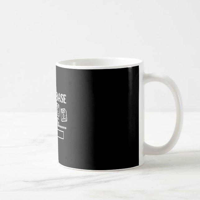 Dad-a-byse Jokes Loading Retro Funny Cringe Father Coffee Mug (Right)