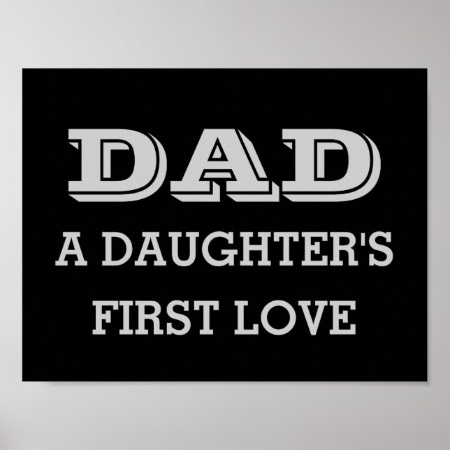 Dad, a daughter's first love - Poster (Front)