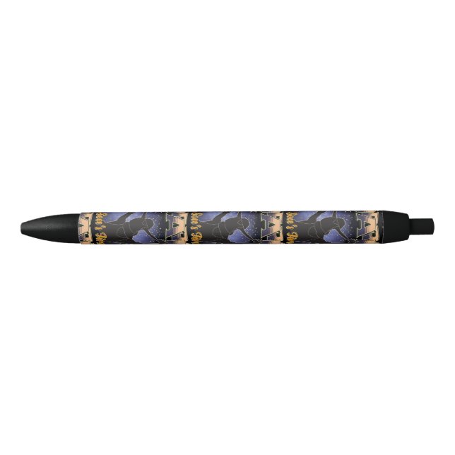 Dad A Son's First Hero Black Ink Pen (Front)