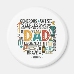 Dad – A Tribute of Strength, Love, & Devotion (2) Magnet