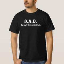 Dad Acronym Personalized Black 