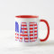 Dad American Flag Patterned Text