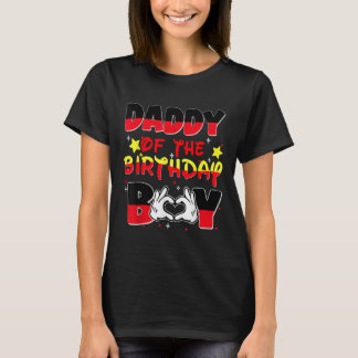 Dad And Mom Daddy Of The Birthday Boy Family Party T-Shirt