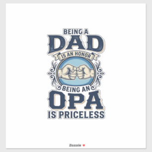 Dad and Opa Vintage Fist Bump Shirt Design_1