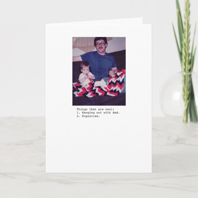 Dad and Popsicles Card (Front)