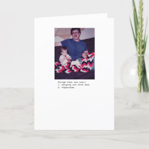 Dad and Popsicles Card