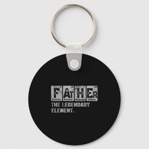 Dad And Son Matching Fathers Day Cool Family Scien Keychain