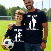Dad and Son Soccer Bond – Best Friends for Life