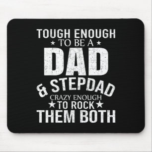 Dad And Stepdad Fathers Day Stepdad Step Dad  Mouse Pad