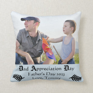 Dad Appreciation Day - Square Throw Pillow