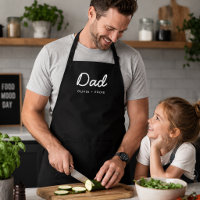 Dad Apron | Personalized Cooking Gift Father's Day