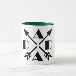 Dad Arrow Mug, Personalized Gift Custom Coffee Mug