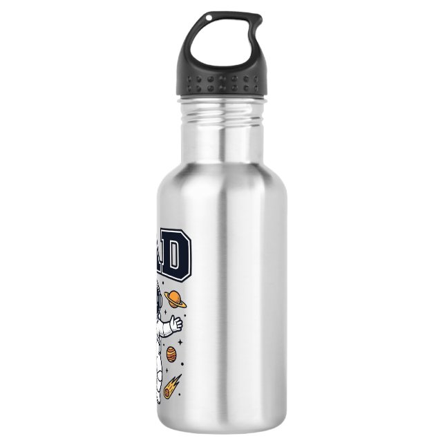 Dad Astronaut Space Vector Shirt Design_1 532 Ml Water Bottle (Front)