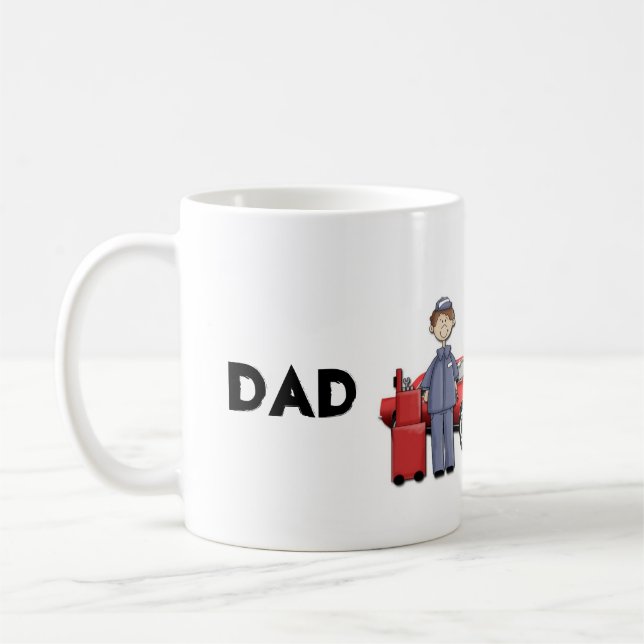 Dad Auto Mechanic Coffee Mug (Left)