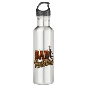 Dad Basketball Vintage Engraving Shirt Design_1 710 Ml Water Bottle