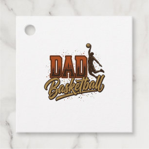 Dad Basketball Vintage Engraving Shirt Design_1 Favour Tags