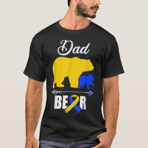 Dad Bear Trisomy 21 , Down Syndrome Awareness Day T-Shirt