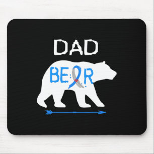 Dad Bear Type One Diabetes Awareness  Mouse Pad