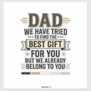 Dad Best Gift Belong to You Vintage Vector Shirt_1