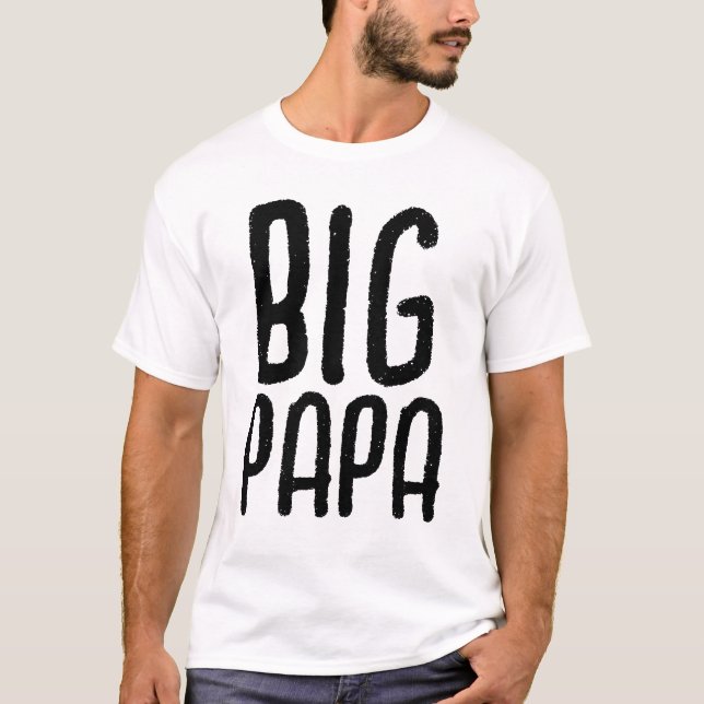DAD BIG PAPA Mens T-Shirts (Front)
