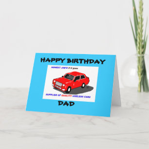 DAD BIRTHDAY CARD