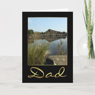 Dad Birthday Card With Photographic Scenery