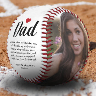 Dad Birthday - Father's Day Photo Baseball