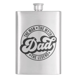 Dad birthday gift father father's day daddy gifts  hip flask