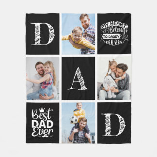 Dad Blanket Personalized Gift for Men