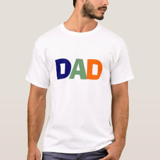 Dad Blue, Green and Orange Shirt
