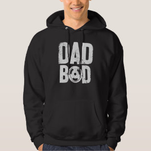 Dad bod Rough Strong for Gym Strongman workout Fat Hoodie