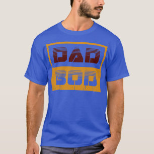 Dad Bod Vintage Retro Text T-Shirt