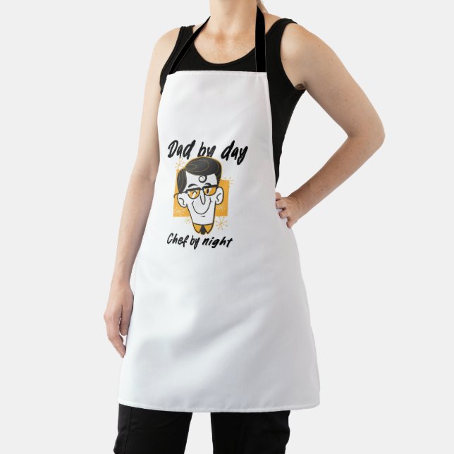 Dad by Day, Chef by Night Apron (Insitu)