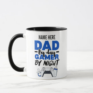 Dad By Day, Gamer By Night Father's Day Mug