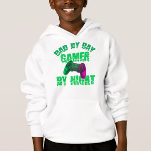Dad By Day Gamer By Night Funny