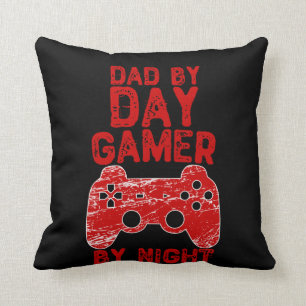 Dad By Day Gamer By Night - Video Games Throw Pillow