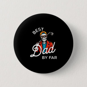 Dad by par funny golf shirt daddy  2 inch round button