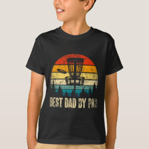 Dad By Par Vintage Disc Golf Funny Dad Fathers Day T-Shirt