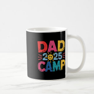 Dad Camp 2025 Family Vacation Summer Camping Crew Coffee Mug